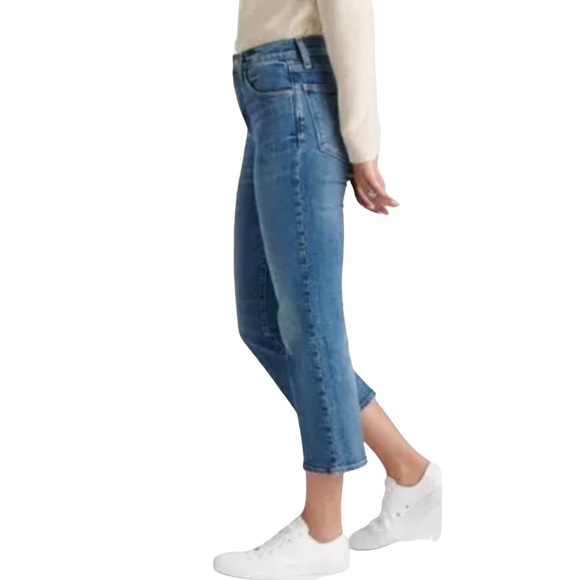 Lucky Brand Bridgette High Rise Crop Mini Bootcut Jeans - Picture 2 of 11